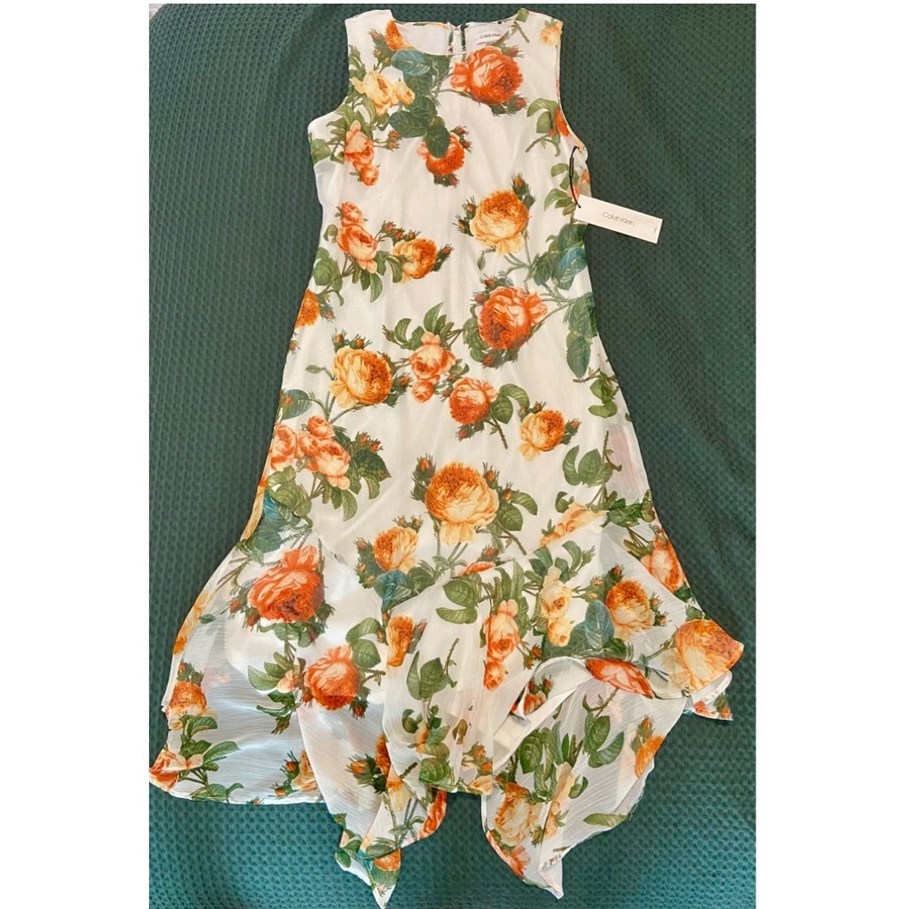NEW Calvin Klein Floral Dress